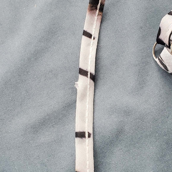 Stylish High Low Zebra Print Dress - Picture 12 of 12